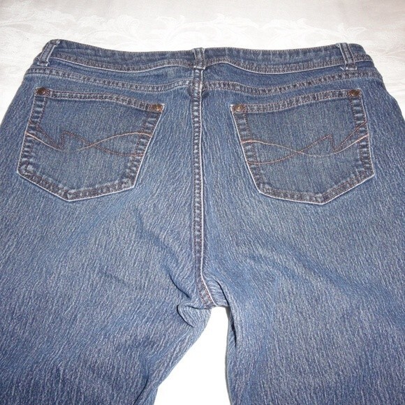 Vintage Flare Leg Jeans Stretch Womens Sz 10 - Picture 4 of 5